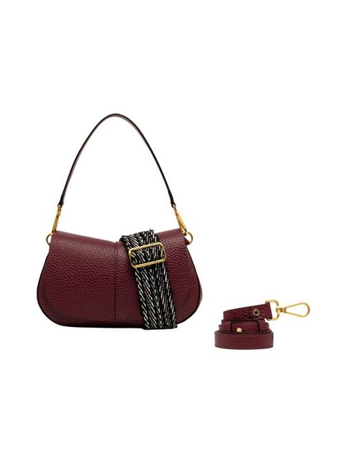 Helena round burgundy leather women's bag Gianni Chiarini | BS11088-TKL-NASPM14050